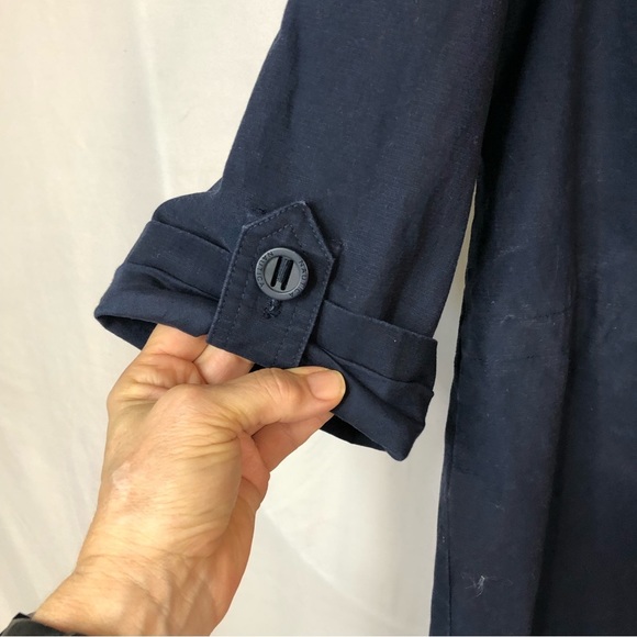 Nautica Women’s Jacket Coat Raglan Sleeve Lined Drawstring Waist Cargo Style - Picture 3 of 10